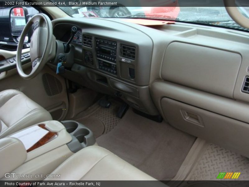 Black / Medium Parchment 2002 Ford Excursion Limited 4x4