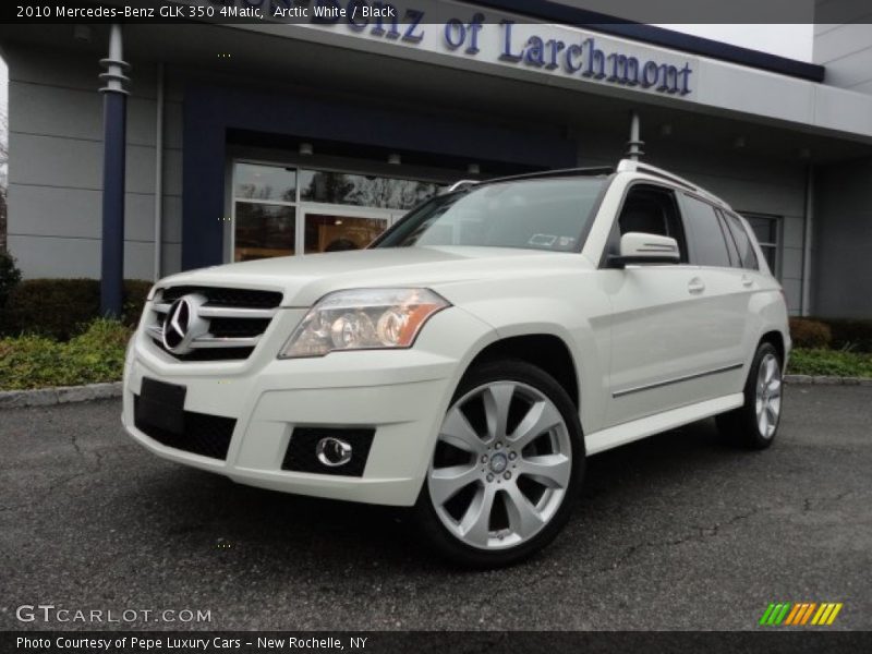 Arctic White / Black 2010 Mercedes-Benz GLK 350 4Matic