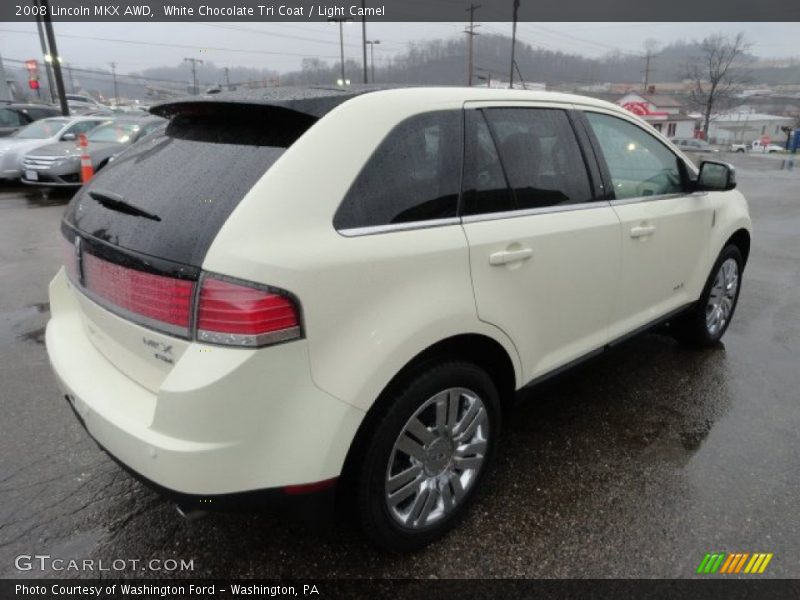 White Chocolate Tri Coat / Light Camel 2008 Lincoln MKX AWD
