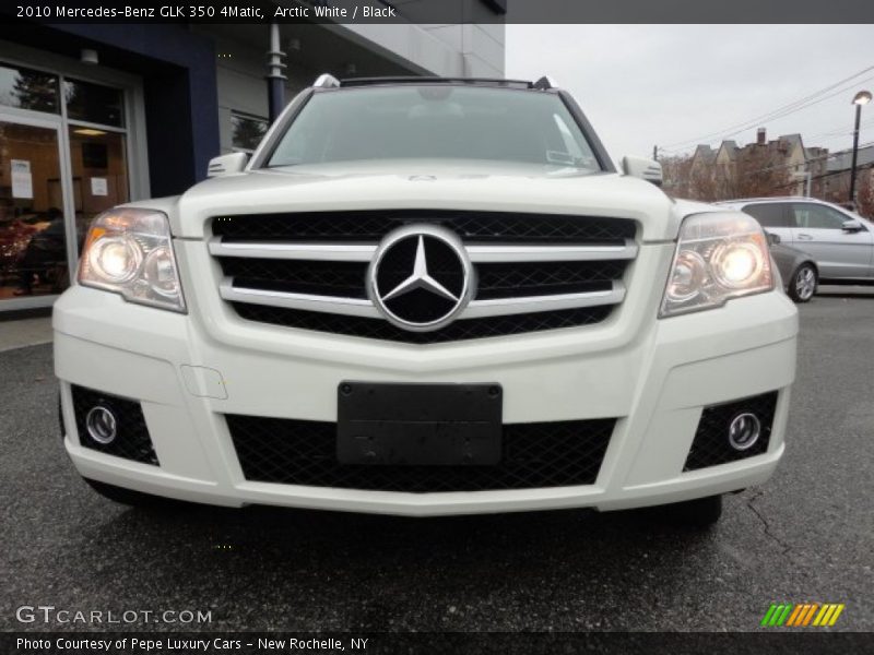 Arctic White / Black 2010 Mercedes-Benz GLK 350 4Matic