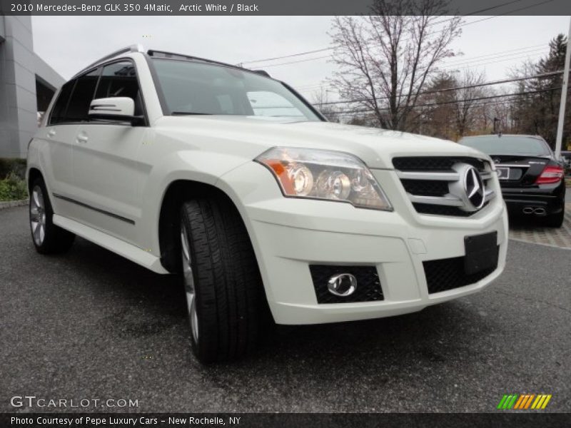 Arctic White / Black 2010 Mercedes-Benz GLK 350 4Matic
