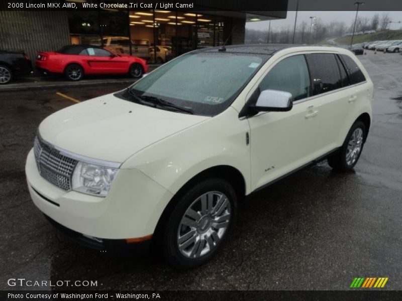 White Chocolate Tri Coat / Light Camel 2008 Lincoln MKX AWD
