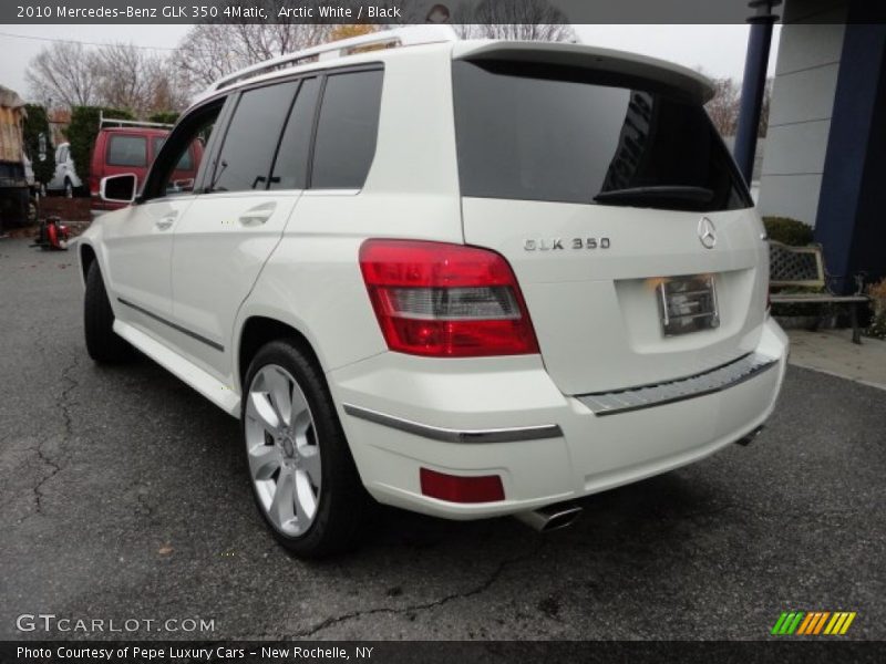 Arctic White / Black 2010 Mercedes-Benz GLK 350 4Matic