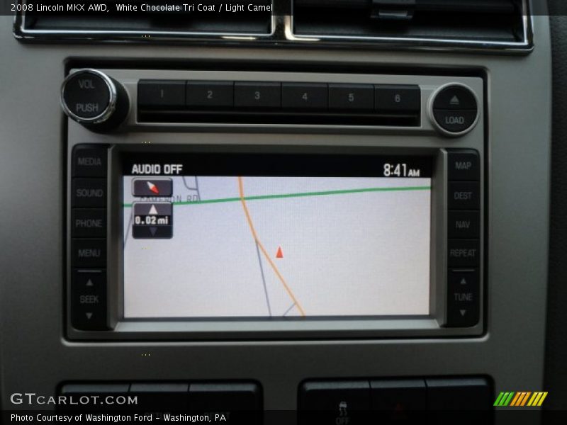 White Chocolate Tri Coat / Light Camel 2008 Lincoln MKX AWD