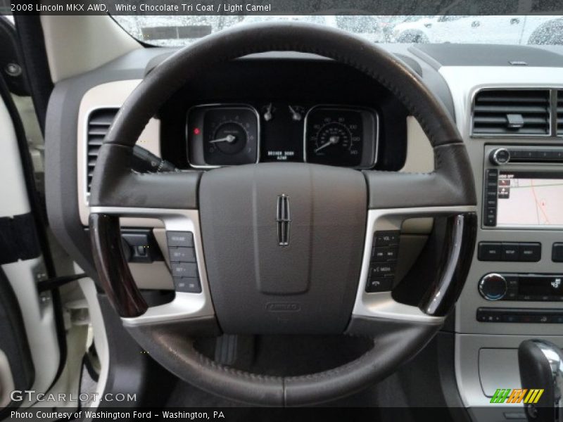 White Chocolate Tri Coat / Light Camel 2008 Lincoln MKX AWD