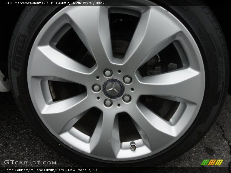 Arctic White / Black 2010 Mercedes-Benz GLK 350 4Matic