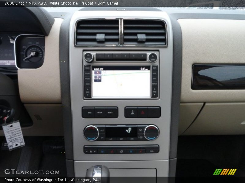 White Chocolate Tri Coat / Light Camel 2008 Lincoln MKX AWD