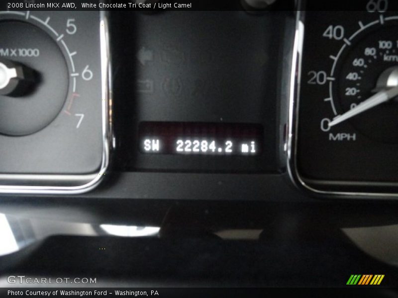 White Chocolate Tri Coat / Light Camel 2008 Lincoln MKX AWD