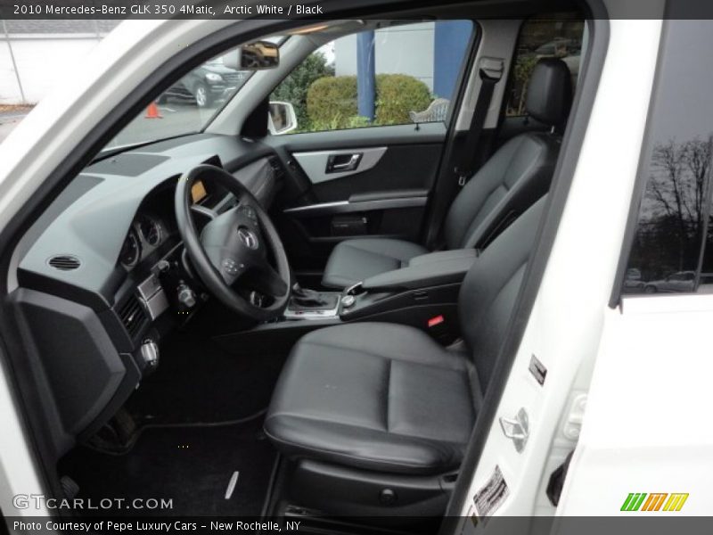 Arctic White / Black 2010 Mercedes-Benz GLK 350 4Matic