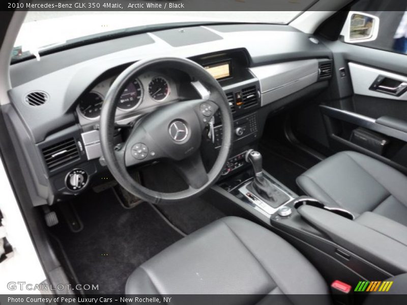 Arctic White / Black 2010 Mercedes-Benz GLK 350 4Matic