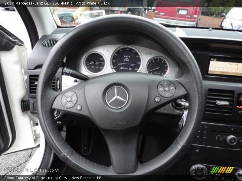 Arctic White / Black 2010 Mercedes-Benz GLK 350 4Matic
