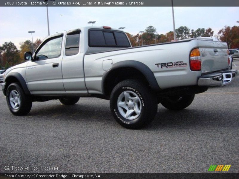 Lunar Mist Silver Metallic / Charcoal 2003 Toyota Tacoma V6 TRD Xtracab 4x4