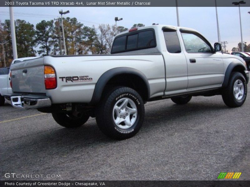 Lunar Mist Silver Metallic / Charcoal 2003 Toyota Tacoma V6 TRD Xtracab 4x4