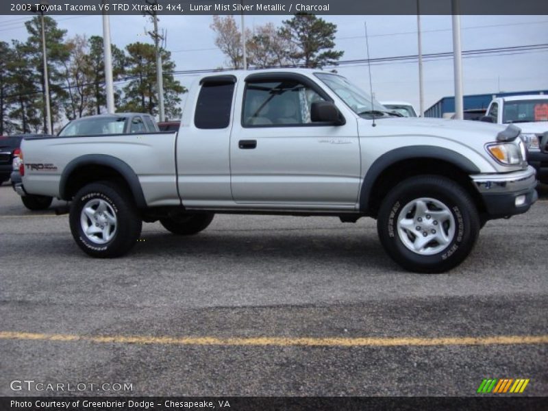Lunar Mist Silver Metallic / Charcoal 2003 Toyota Tacoma V6 TRD Xtracab 4x4
