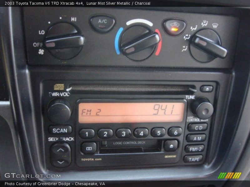 Lunar Mist Silver Metallic / Charcoal 2003 Toyota Tacoma V6 TRD Xtracab 4x4