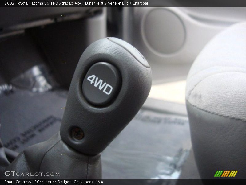 Lunar Mist Silver Metallic / Charcoal 2003 Toyota Tacoma V6 TRD Xtracab 4x4