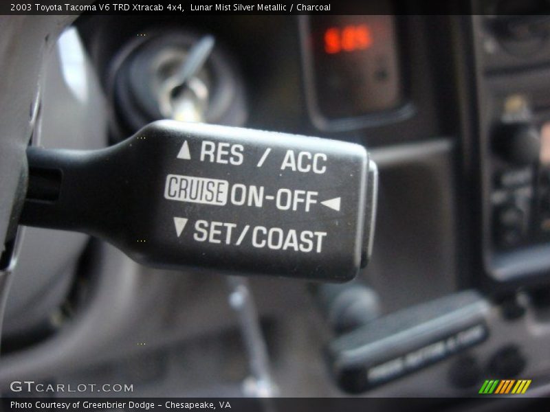 Lunar Mist Silver Metallic / Charcoal 2003 Toyota Tacoma V6 TRD Xtracab 4x4