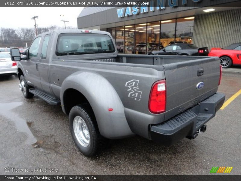 Sterling Grey Metallic / Steel 2012 Ford F350 Super Duty XL SuperCab 4x4 Dually