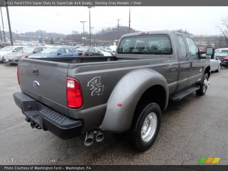  2012 F350 Super Duty XL SuperCab 4x4 Dually Sterling Grey Metallic