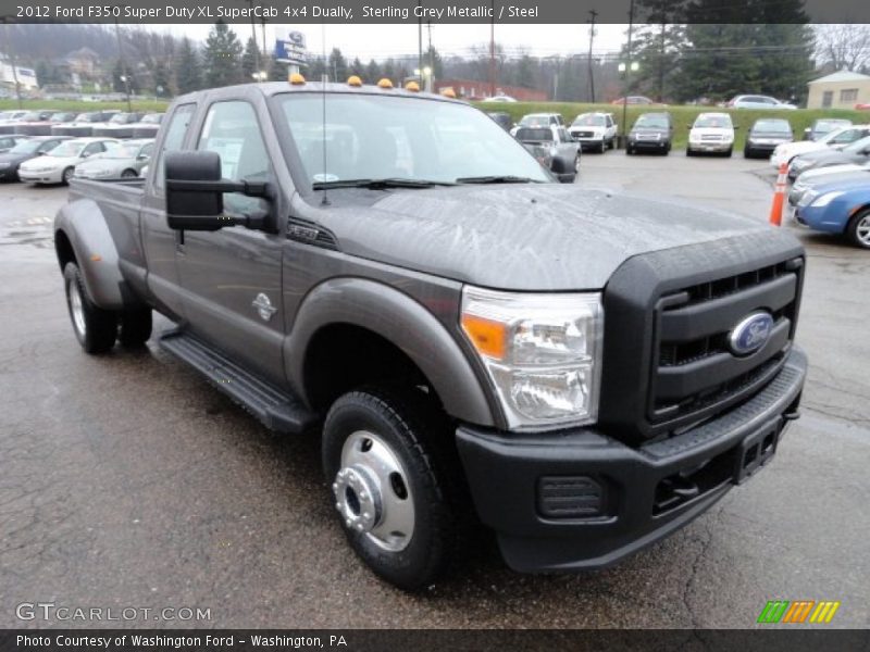 Front 3/4 View of 2012 F350 Super Duty XL SuperCab 4x4 Dually