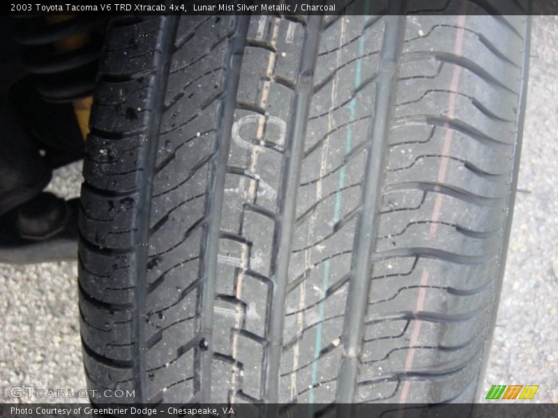 Lunar Mist Silver Metallic / Charcoal 2003 Toyota Tacoma V6 TRD Xtracab 4x4