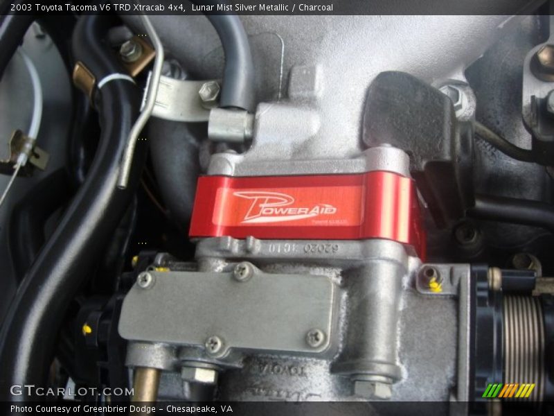 Lunar Mist Silver Metallic / Charcoal 2003 Toyota Tacoma V6 TRD Xtracab 4x4