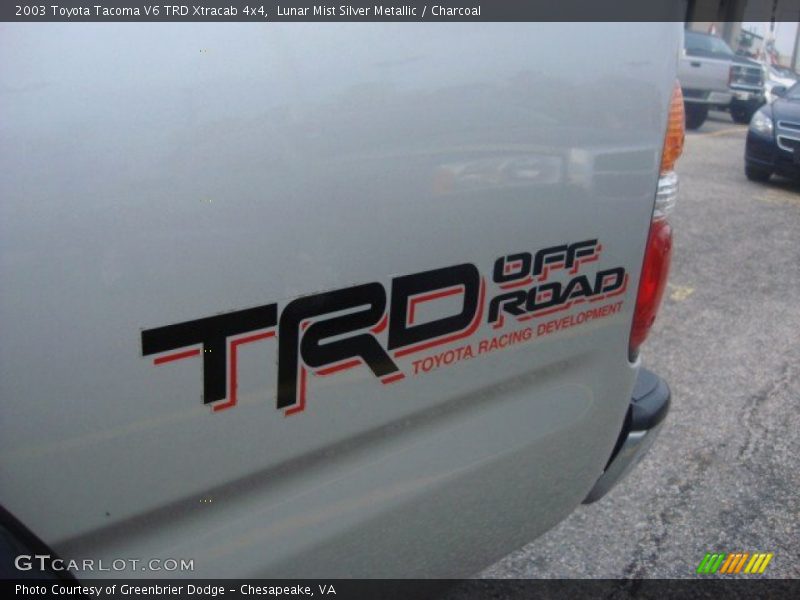 Lunar Mist Silver Metallic / Charcoal 2003 Toyota Tacoma V6 TRD Xtracab 4x4