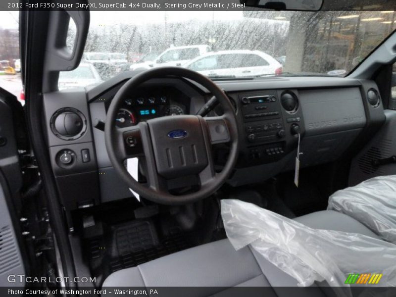 Dashboard of 2012 F350 Super Duty XL SuperCab 4x4 Dually