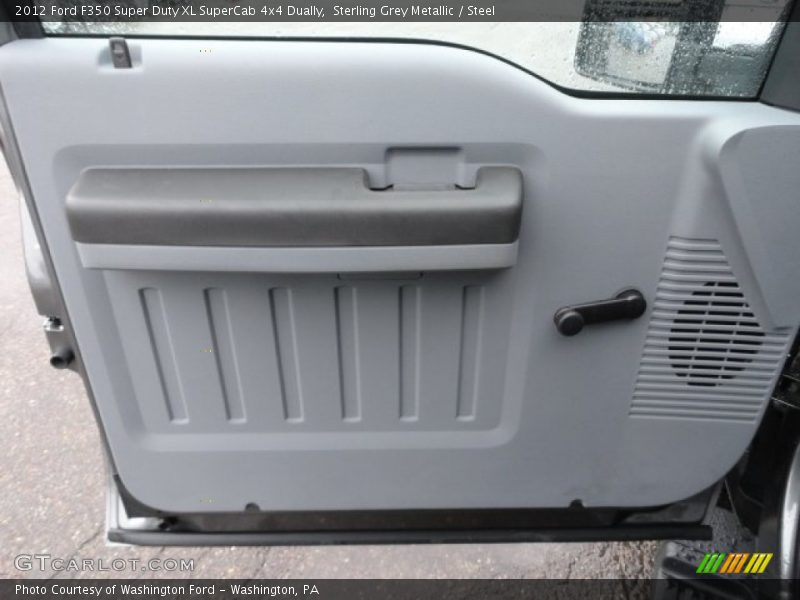 Sterling Grey Metallic / Steel 2012 Ford F350 Super Duty XL SuperCab 4x4 Dually