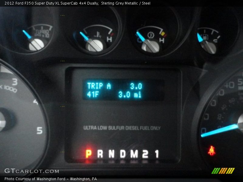 Sterling Grey Metallic / Steel 2012 Ford F350 Super Duty XL SuperCab 4x4 Dually