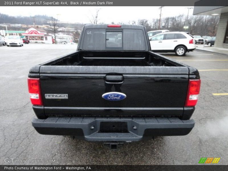 Black / Medium Dark Flint 2011 Ford Ranger XLT SuperCab 4x4