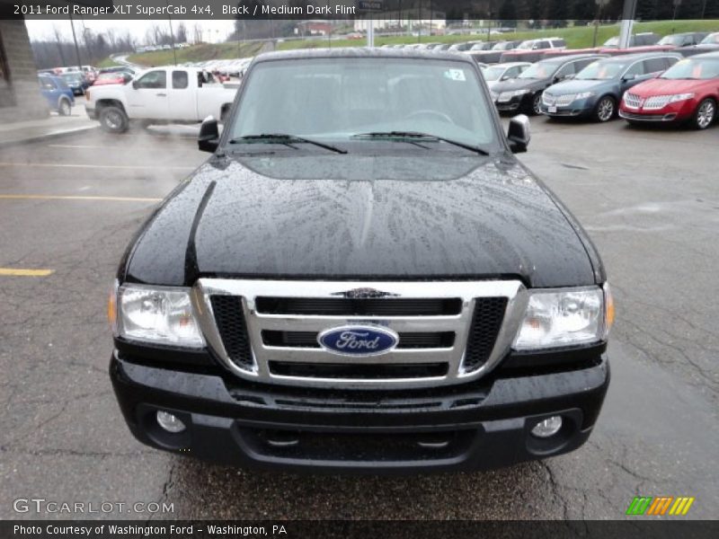 Black / Medium Dark Flint 2011 Ford Ranger XLT SuperCab 4x4