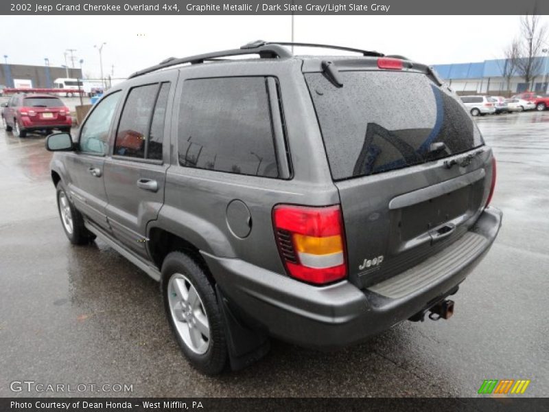 Graphite Metallic / Dark Slate Gray/Light Slate Gray 2002 Jeep Grand Cherokee Overland 4x4