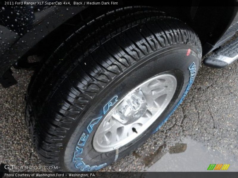 Black / Medium Dark Flint 2011 Ford Ranger XLT SuperCab 4x4