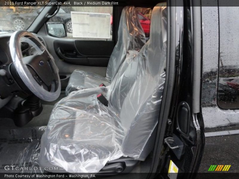 Black / Medium Dark Flint 2011 Ford Ranger XLT SuperCab 4x4