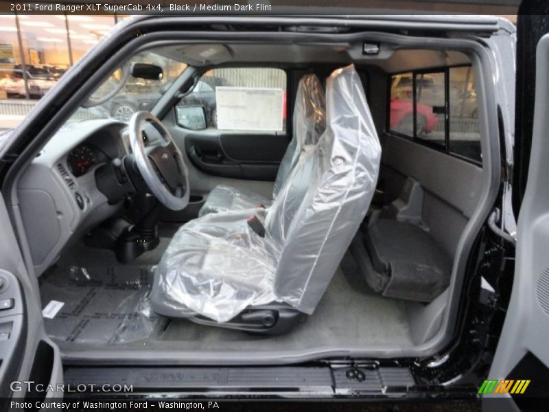 Black / Medium Dark Flint 2011 Ford Ranger XLT SuperCab 4x4