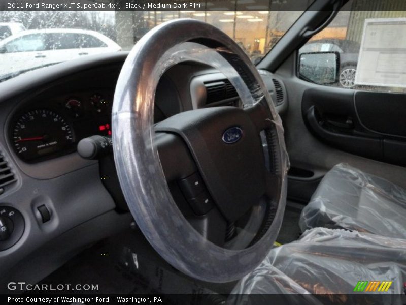 Black / Medium Dark Flint 2011 Ford Ranger XLT SuperCab 4x4