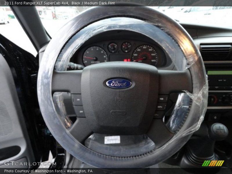 Black / Medium Dark Flint 2011 Ford Ranger XLT SuperCab 4x4