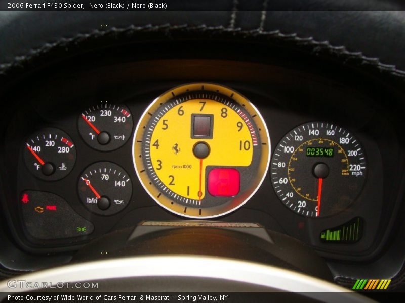  2006 F430 Spider Spider Gauges