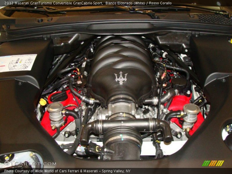  2012 GranTurismo Convertible GranCabrio Sport Engine - 4.7 Liter DOHC 32-Valve VVT V8
