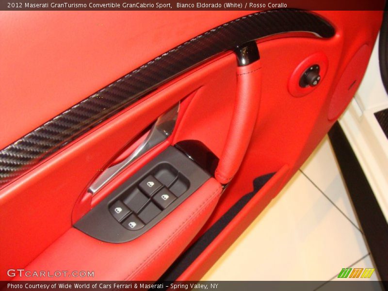 Bianco Eldorado (White) / Rosso Corallo 2012 Maserati GranTurismo Convertible GranCabrio Sport