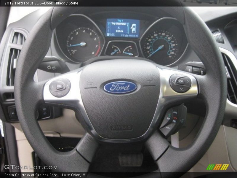 Black / Stone 2012 Ford Focus SE 5-Door