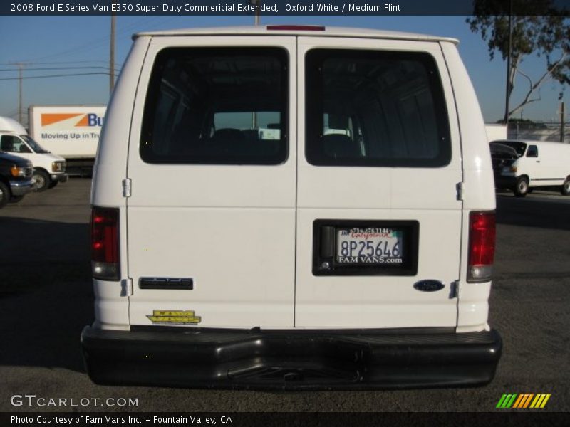 Oxford White / Medium Flint 2008 Ford E Series Van E350 Super Duty Commericial Extended