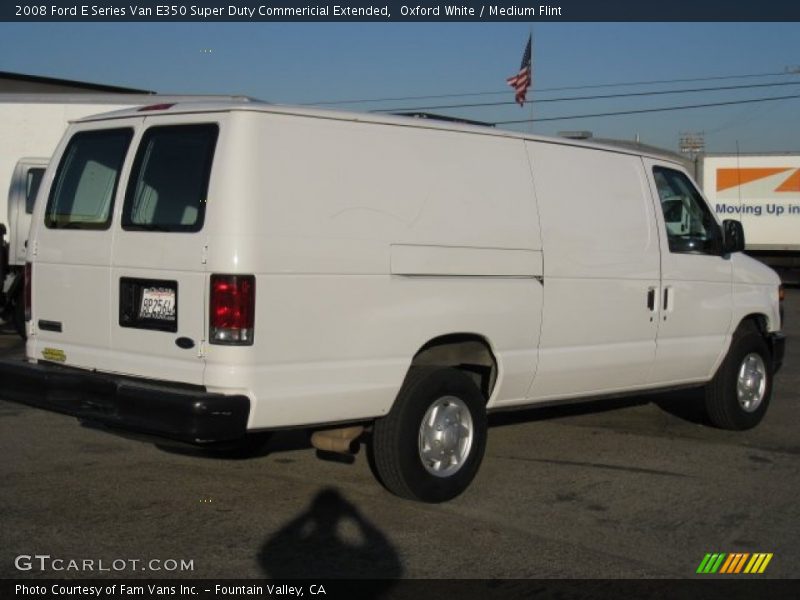 Oxford White / Medium Flint 2008 Ford E Series Van E350 Super Duty Commericial Extended