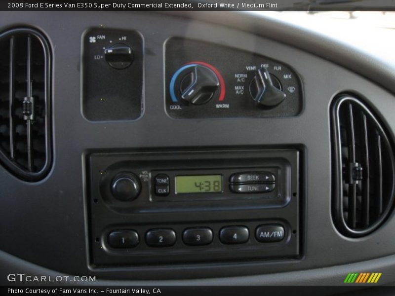 Oxford White / Medium Flint 2008 Ford E Series Van E350 Super Duty Commericial Extended