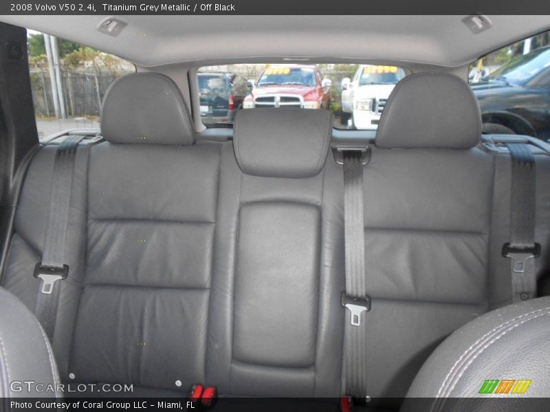 Titanium Grey Metallic / Off Black 2008 Volvo V50 2.4i