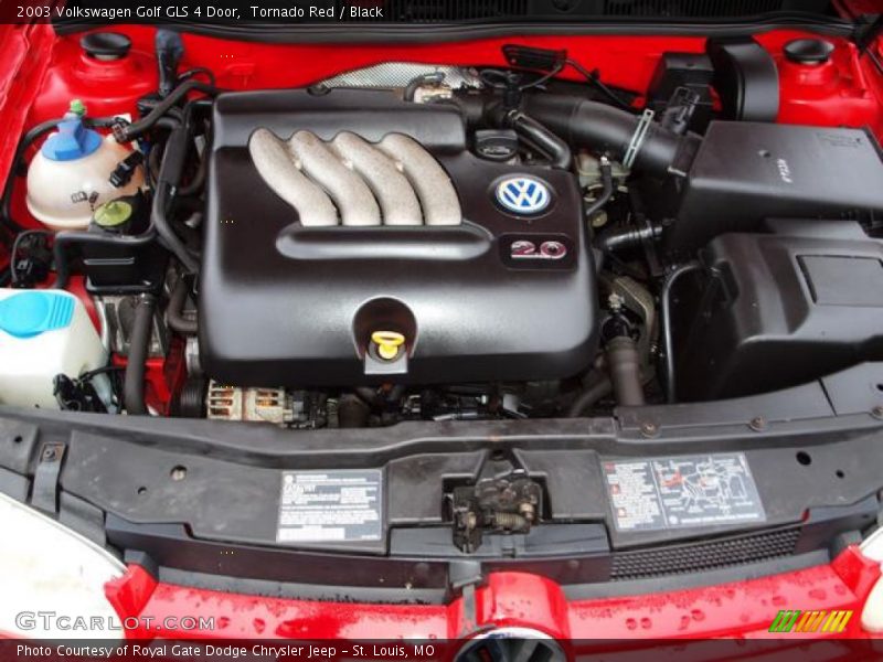  2003 Golf GLS 4 Door Engine - 2.0 Liter SOHC 8-Valve 4 Cylinder