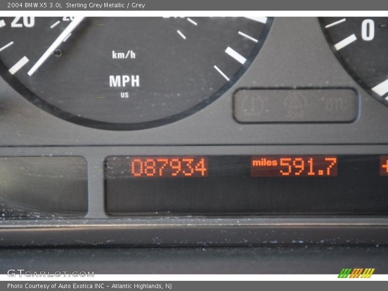 Sterling Grey Metallic / Grey 2004 BMW X5 3.0i