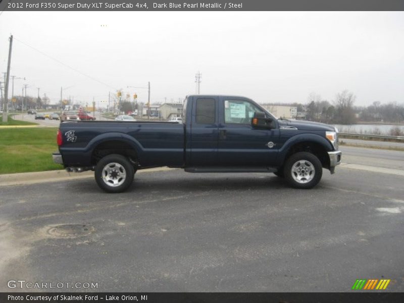 Dark Blue Pearl Metallic / Steel 2012 Ford F350 Super Duty XLT SuperCab 4x4
