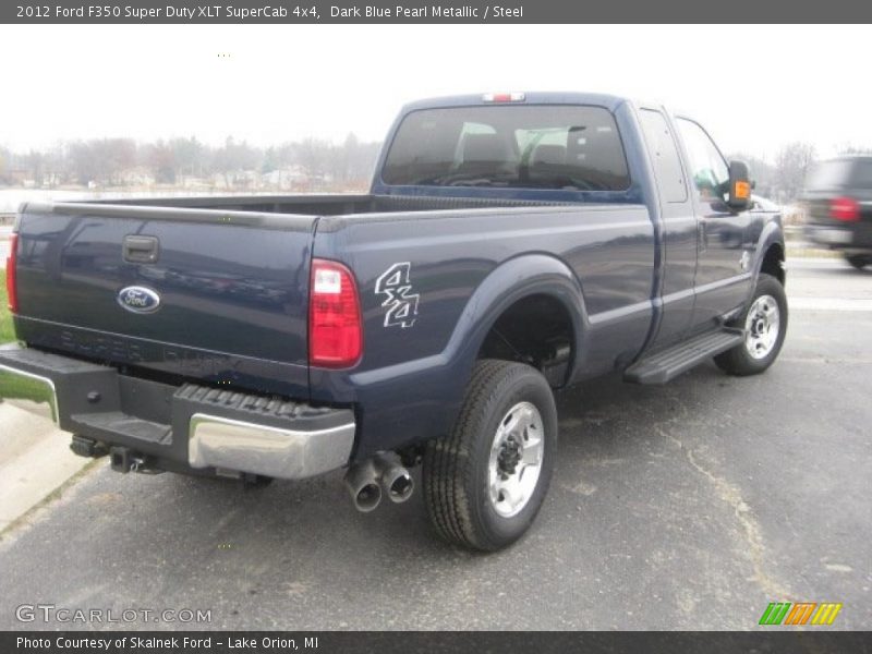 Dark Blue Pearl Metallic / Steel 2012 Ford F350 Super Duty XLT SuperCab 4x4